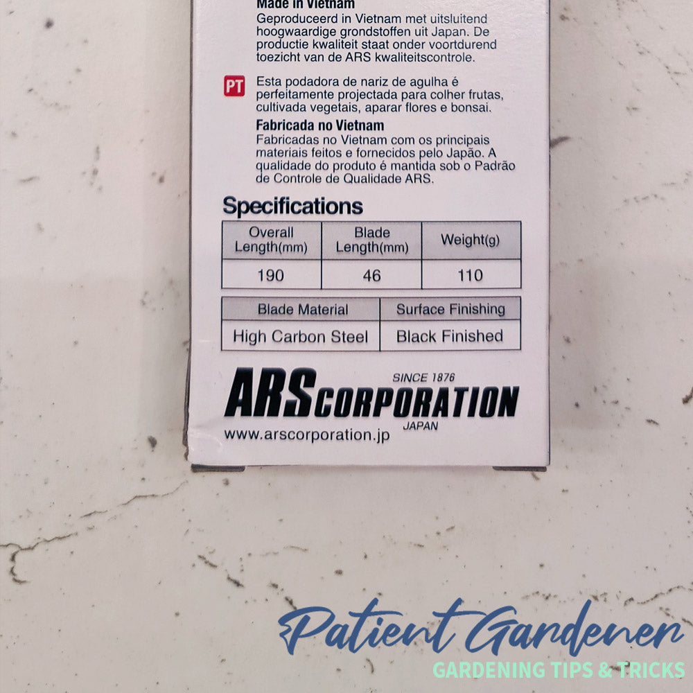 ARS 300L Long-Nose Pruning & Harvesting Snips