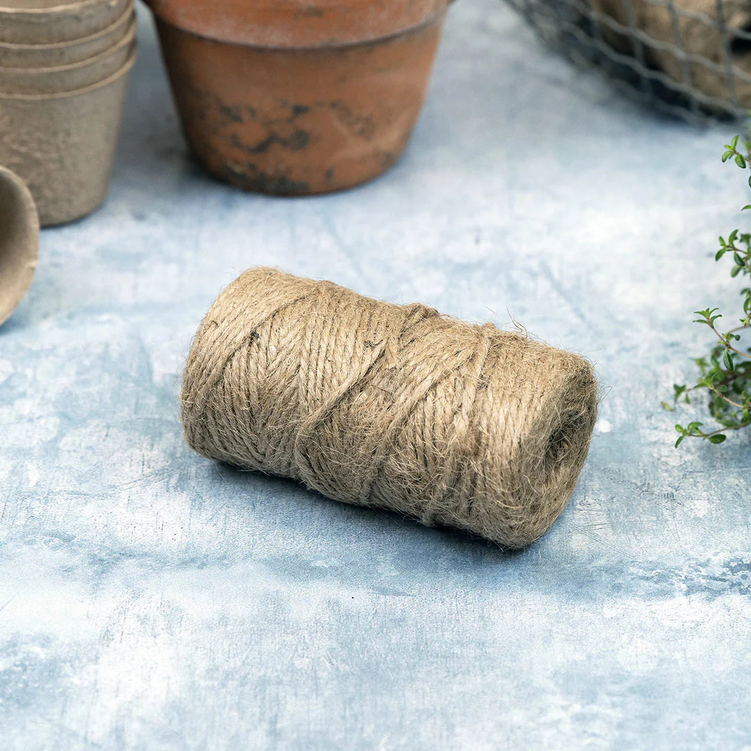 Biodegradable Brown Jute Twine (55m/spool)