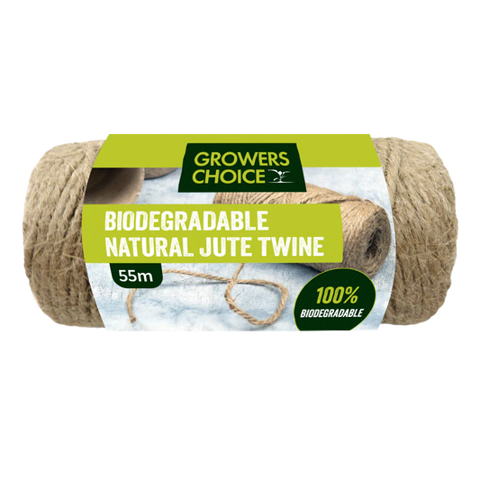 Biodegradable Brown Jute Twine (55m/spool)